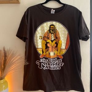 The god of thunder abides - size large